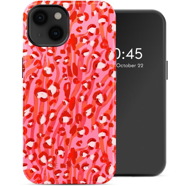 Selencia Coque arrière Vivid Tough avec MagSafe iPhone 14 - Wild Spots Lipstick