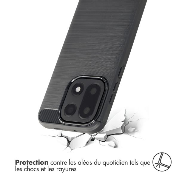 imoshion Coque Brushed OnePlus 15 - Noir