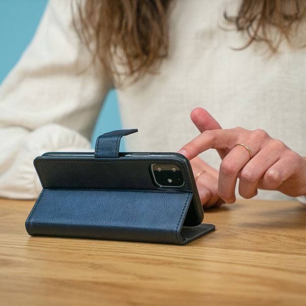 imoshion Étui de télephone portefeuille de luxe OnePlus Nord - Bleu foncé