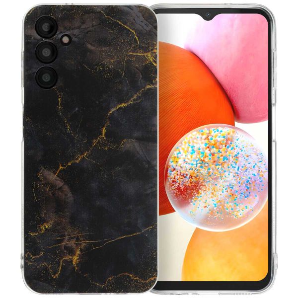 imoshion Coque Design Samsung Galaxy A14 (5G/4G) - Black Marble