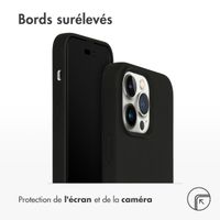 Accezz Coque Liquid Silicone avec MagSafe Apple iPhone 14 Pro Max - Noir