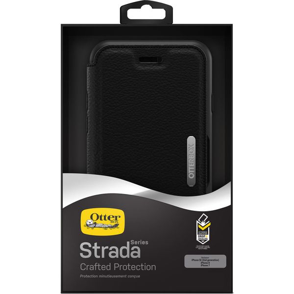 OtterBox Étui à rabat Strada Apple iPhone SE (2022 / 2020) / 8 / 7 - Noir