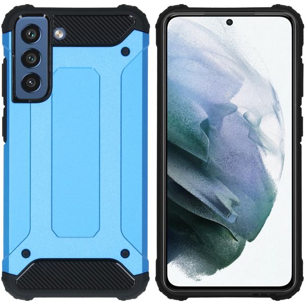 imoshion Coque Rugged Xtreme Samsung Galaxy S21 FE - Bleu clair