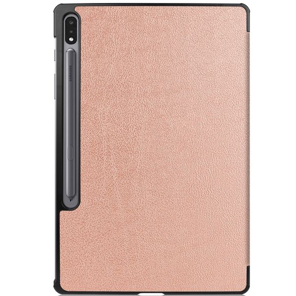 imoshion Coque tablette Trifold Samsung Galaxy Tab S8 Plus / S7 Plus / S7 FE 5G - Rose