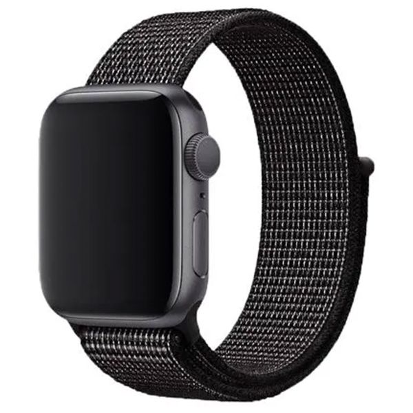 Apple Nike Sport Loop bracelet Apple Watch Series 1-9 / SE - 38/40/41 mm / Series 10 - 42 mm - Noir