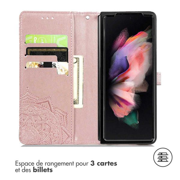 imoshion Etui de télephone Mandala Samsung Galaxy Z Fold 6 - Rose Doré