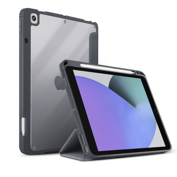 Uniq Étui Moven Apple iPad 9 (2021) 10.2 pouces / iPad 8 (2020) 10.2 pouces / iPad 7 (2019) 10.2 pouces - Grey