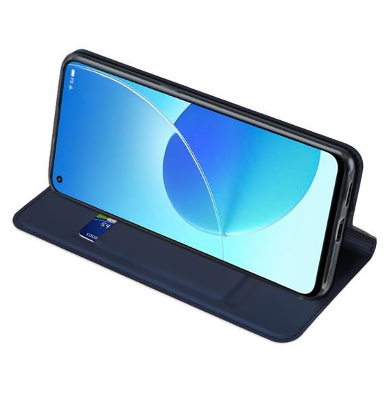 Dux Ducis Étui de téléphone Slim Oppo Reno 6 5G - Bleu foncé