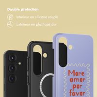 Selencia Coque arrière Vivid avec MagSafe Samsung Galaxy S25 - More Amor