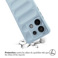 imoshion Coque arrière EasyGrip Xiaomi Poco X6 Pro - Bleu clair