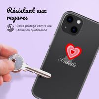 Coque avec votre propre photo et/ou texte Apple iPhone 13 - Hartje