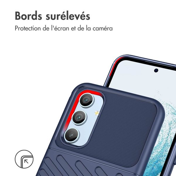 imoshion Coque Arrière Thunder pour Samsung Galaxy A54 (5G) - Bleu foncé