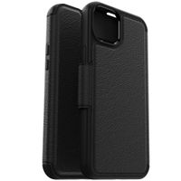 OtterBox ﻿Étui de téléphone portefeuille Strada MagSafe iPhone 15 Plus - Noir