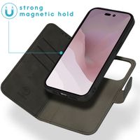 imoshion Etui de télephone luxe 2-en-1 amovible Apple iPhone 14 Pro - Noir