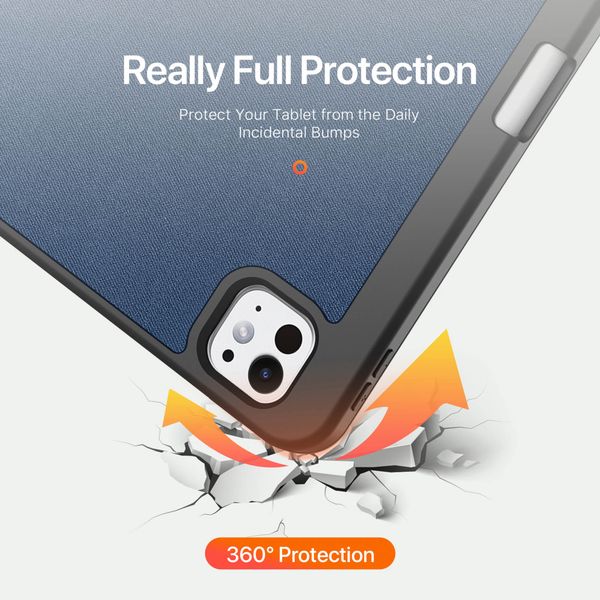 Dux Ducis Coque tablette Domo Apple iPad Pro 13 (2025) M5 / (2024) M4 - Bleu foncé