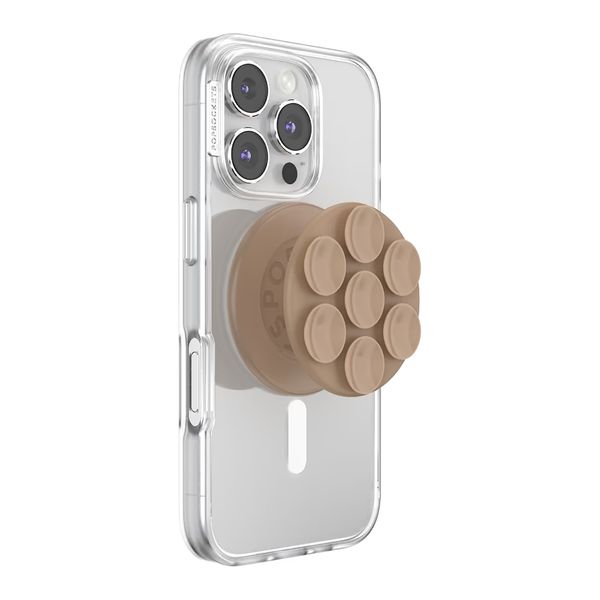 PopSockets Suck-Up Grip & Mount - Ventouse MagSafe - Latte