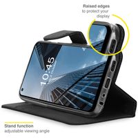 Accezz Étui de télephone Wallet Oppo A74 (5G) / A54 (5G) - Noir
