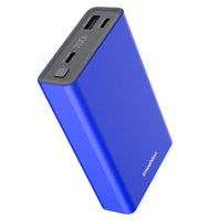 imoshion Ultra Series Aluminium Batterie externe 20.000 mAh - Charge rapide jusqu'à 33 watts - Cobalt Blue