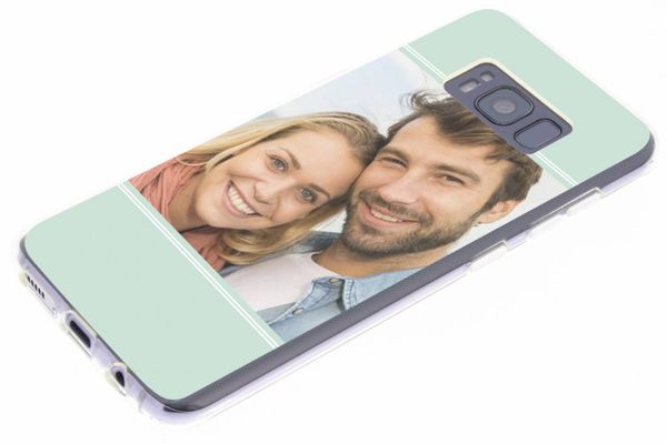 Concevez votre propre coque en gel Samsung Galaxy S8 - Transparent