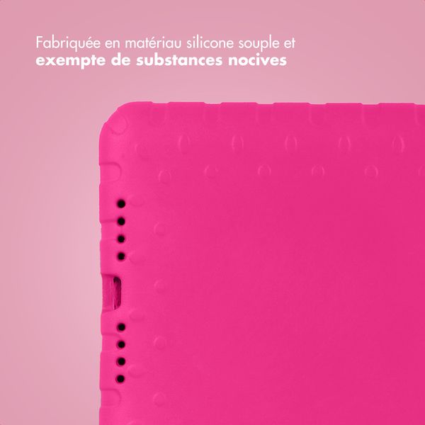 imoshion Coque kidsproof avec poignée Apple iPad 9 (2021) 10.2 pouces / iPad 8 (2020) 10.2 pouces / iPad 7 (2019) 10.2 pouces - Rose