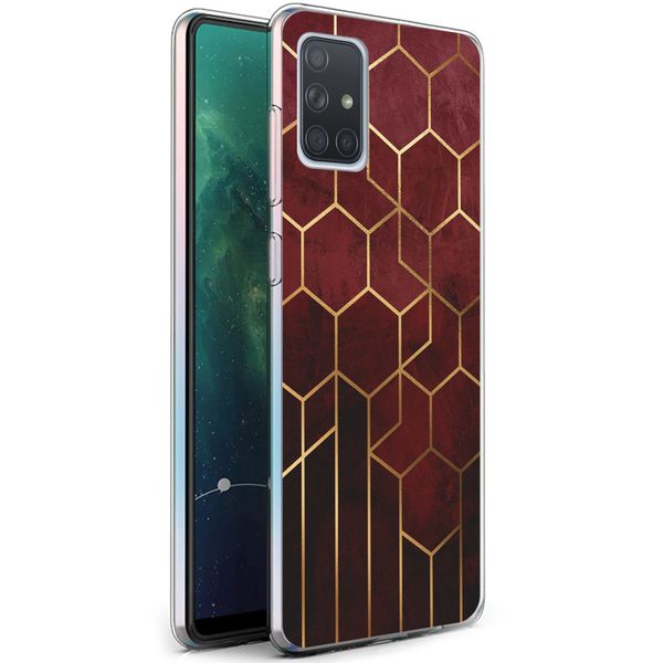 imoshion Coque Design Samsung Galaxy A71 - Modèle - Rouge