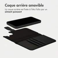imoshion Étui portefeuille luxe 2-en-1 amovible Samsung Galaxy A57 (5G) - Noir