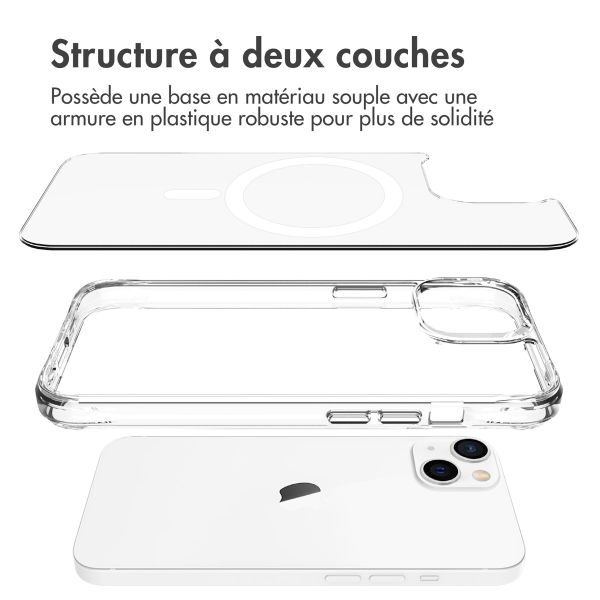imoshion Coque Rugged Air MagSafe Apple iPhone 13 - Transparent
