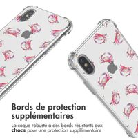imoshion Coque Design avec cordon Apple iPhone X / Xs - Crab Watercolor