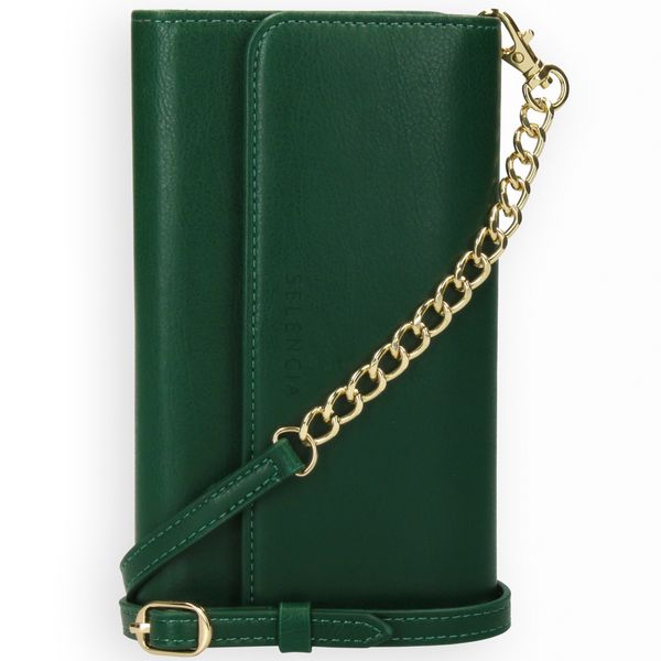 Selencia Pochette amovible en cuir végétalien Eny iPhone 11 - Vert