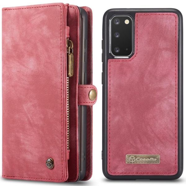 CaseMe Etui de téléphone de luxe en cuir 2 en 1 Samsung Galaxy S20