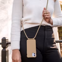 imoshion Coque de couleur avec cordon amovible Samsung Galaxy A55 - Nude