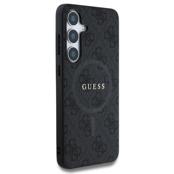Guess Coque MagSafe Classic avec logo 4G Samsung Galaxy S25 Plus - Noir