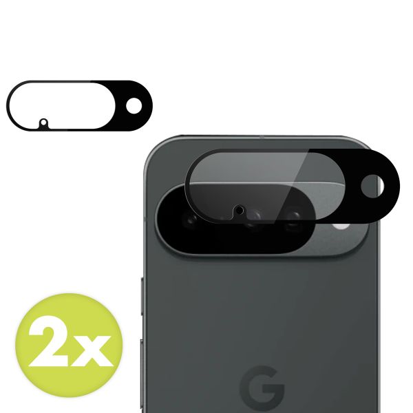 imoshion Protection Caméra en verre trempé 2 Pack Google Pixel 10 - Noir