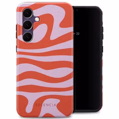 Selencia Coque arrière Vivid Samsung Galaxy S24 FE - Dream Swirl Pink