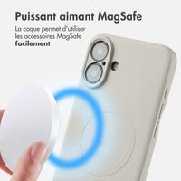 imoshion Coque Couleur avec MagSafe Apple iPhone 16 - Beige