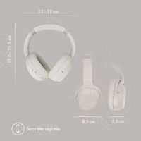 Selencia Casque sans fil Urban Play - Réduction active du bruit (ANC) - Avec étui de rangement - Melody Mist