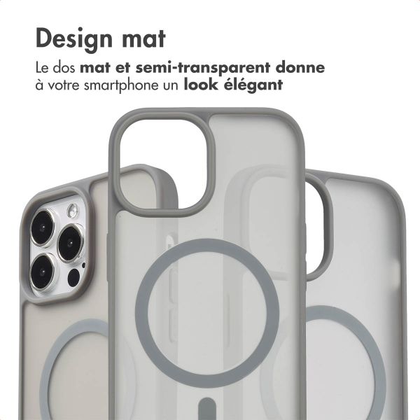 imoshion Coque Color Guard avec MagSafe iPhone 13 Pro Max - Gris