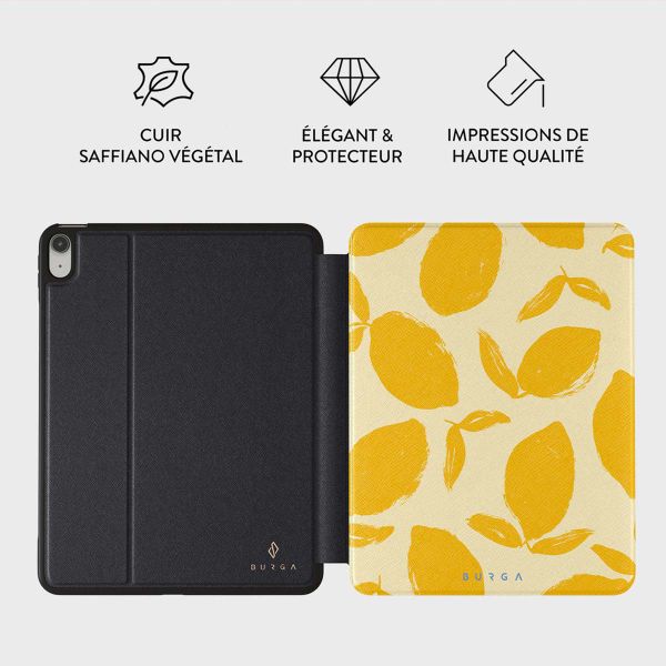 Burga Coque tablette Apple iPad 11 (2025) 11 pouces A16 / iPad 10 (2022) 10.9 pouces - Lemon Tart