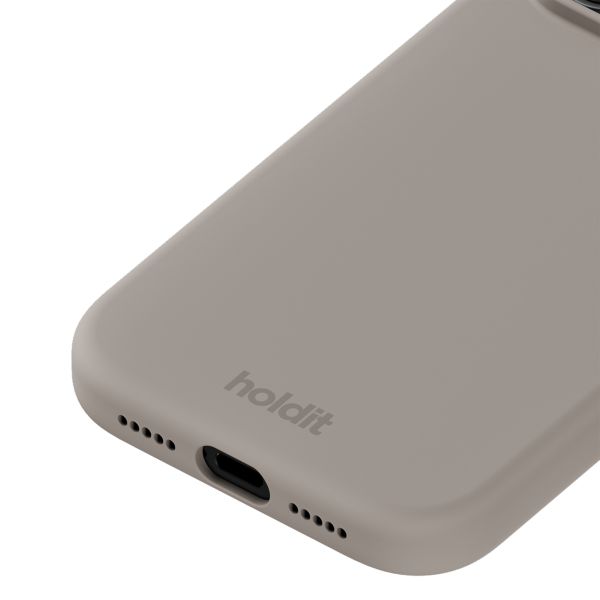 Holdit Coque Silicone Apple iPhone 17 Pro - Taupe