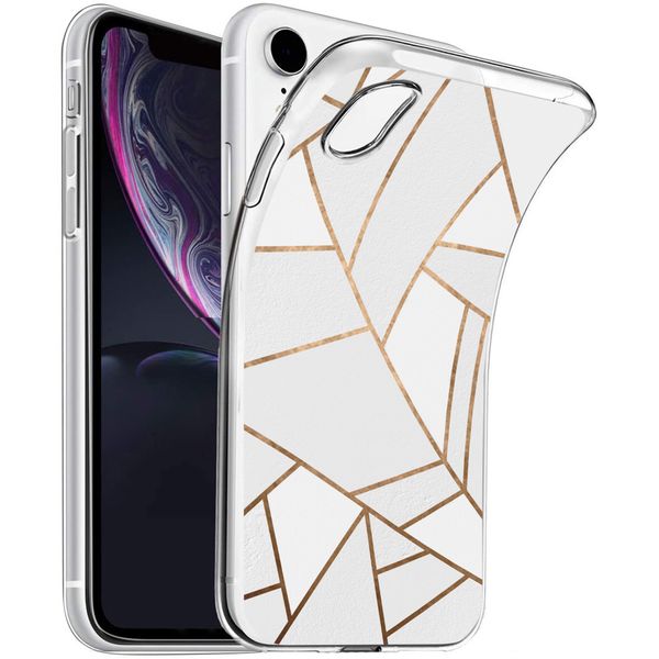 imoshion Coque Design iPhone Xr - White Graphic