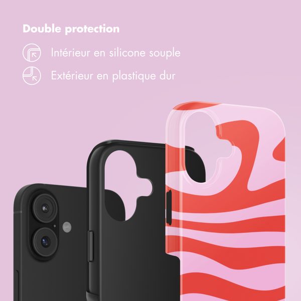 Selencia Coque arrière Vivid Apple iPhone 17 - Dream Swirl Pink