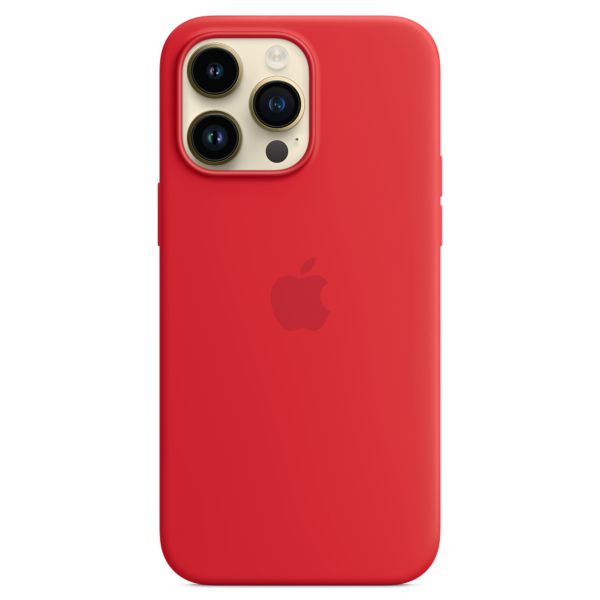 Apple Coque en silicone MagSafe Apple iPhone 14 Pro Max - Rouge