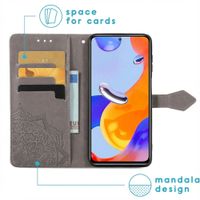 imoshion Etui de télephone Mandala Xiaomi Redmi Note 11 Pro - Gris