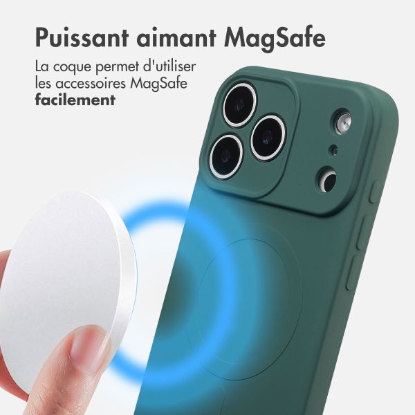 imoshion Coque Couleur avec MagSafe Apple iPhone 17 Pro Max - Vert foncé