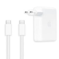 Apple Lot pour ordinateur portable | Adaptateur secteur USB-C 140 watts + Câble de charge USB-C 240 watts - 2 mètres - Blanc