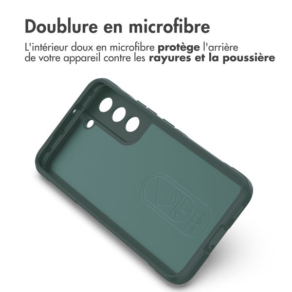 imoshion Coque arrière EasyGrip Samsung Galaxy S22 - Vert foncé