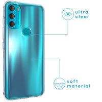 imoshion Coque silicone Motorola Moto G71 - Transparent