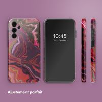 Selencia Coque arrière Vivid Samsung Galaxy A15 (5G) - Marble Purple