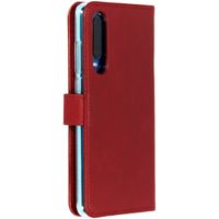 Selencia Étui portefeuille en cuir véritable Huawei P30 - Rouge