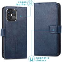 imoshion Étui de téléphone portefeuille Luxe Apple iPhone 13 Pro - Bleu clair